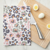 Animalier mit Blume Geschirrtuch (Viertel Falte)