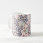 Animalier mit Blume Kaffeetasse (Vorderseite Links)