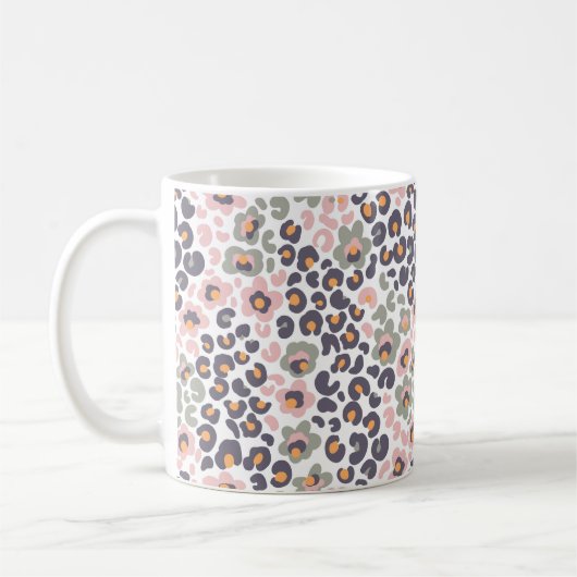 Animalier mit Blume Kaffeetasse (Links)