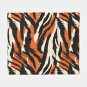 Animalier-Modedesign Fleecedecke (Vorderseite (Horizontal))