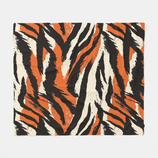 Animalier-Modedesign Fleecedecke (Vorderseite (Horizontal))