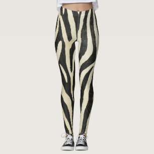 Animalier nahtlose Textur zebra Stil Leggings