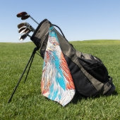 AnimalMix_Bird_021 Golfhandtuch (Gras)