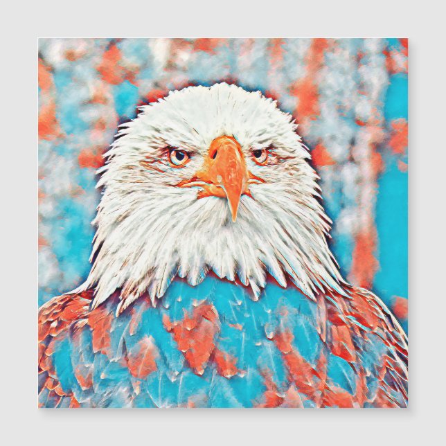 AnimalMix_Bird_024 Magnetkarte (Vorderseite)