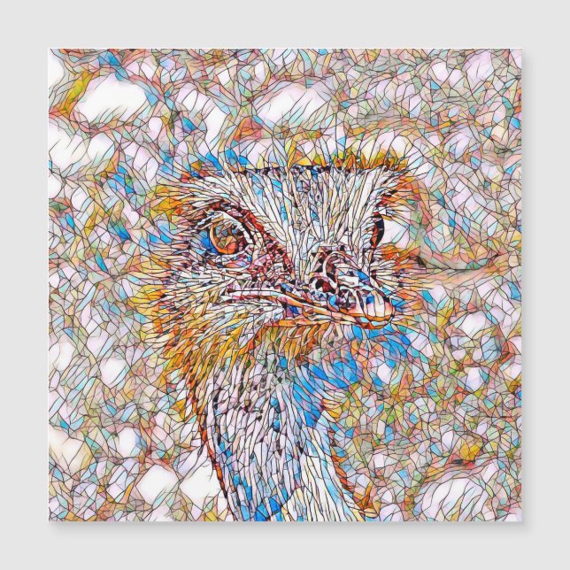 AnimalMix_Bird_042 Magnetkarte (Vorderseite)