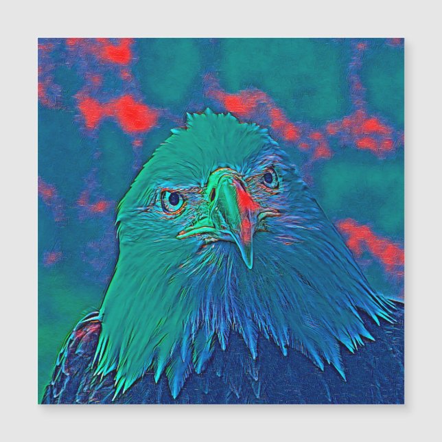 AnimalMix_Bird_048 Magnetkarte (Vorderseite)