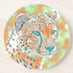 AnimalMix_Cheetah_023 Getränkeuntersetzer