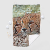 AnimalMix_Cheetah_031 Golfhandtuch (Insitu)