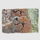 AnimalMix_Cheetah_031 Golfhandtuch (Horizontal)