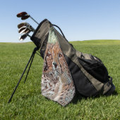 AnimalMix_Cheetah_031 Golfhandtuch (Gras)