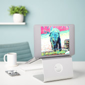 AnimalMix_Elephant_002 Aufkleber (Laptop auf Schreibtisch)