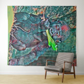 AnimalMix_Gorilla_005 Wandteppich (Beispiel (Horizontal))