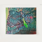 AnimalMix_Gorilla_005 Wandteppich (Vorderseite (Horizontal))