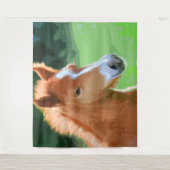 AnimalMix_Horse_013 Wandteppich (Vorderseite)