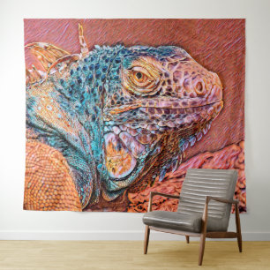 AnimalMix_Iguana_004 Wandteppich