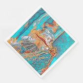 AnimalMix_Iguana_005 Serviette (Ecke)