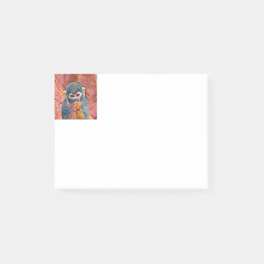 AnimalMix_Monkey_001_by_JAMColors Post-it Klebezettel (Vorderseite)