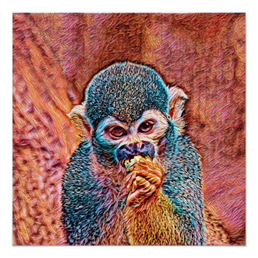 AnimalMix_Monkey_001_by_JAMColors Poster (Vorderseite)