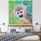 AnimalMix_Monkey_010 Leinwanddruck (Insitu (Schlafzimmer))