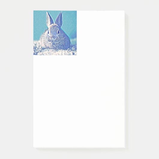 AnimalMix_Rabbit_003 Post-it Klebezettel (Vorderseite)