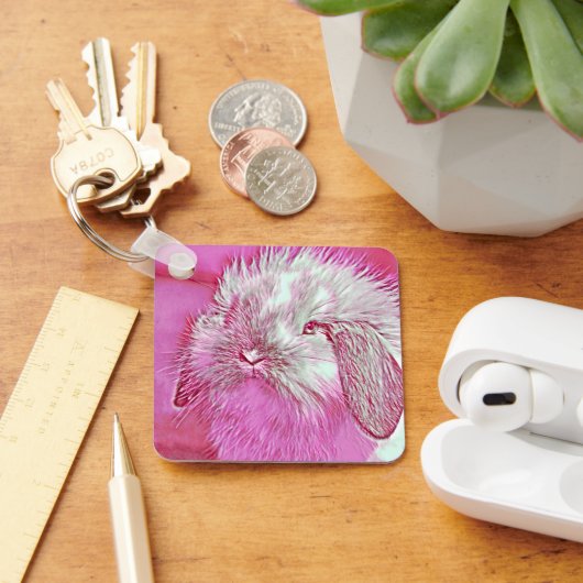 AnimalMix_Rabbit_008 Schlüsselanhänger (Schreibtisch)