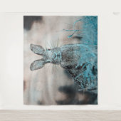 AnimalMix_Rabbit_024 Wandteppich (Vorderseite)