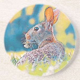 AnimalMix_Rabbit_028 Getränkeuntersetzer
