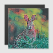 AnimalMix_Rabbit_051 Magnetkarte (Vorne/Hinten)