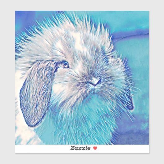AnimalMix_Rabbit_07 Aufkleber (Blatt)