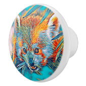 AnimalMix_RedPanda_001 Keramikknauf (Rechts)