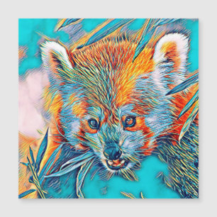 AnimalMix_RedPanda_001 Magnetkarte