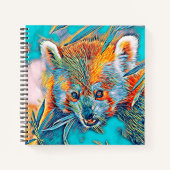 AnimalMix_RedPanda_001 Notizblock (Vorderseite)