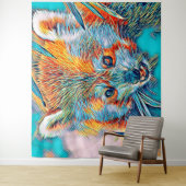 AnimalMix_RedPanda_001 Wandteppich (Beispiel)