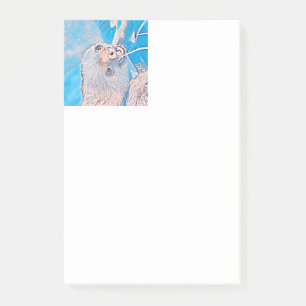 AnimalMix_Sloth_001 Post-it Klebezettel