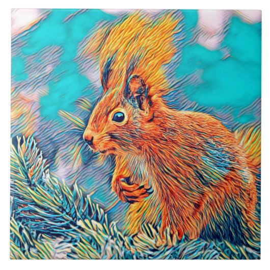 AnimalMix_Squirrel_001 Fliese (Vorderseite)