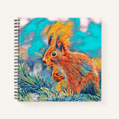 AnimalMix_Squirrel_001 Notizblock (Vorderseite)