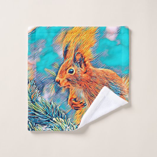AnimalMix_Squirrel_001 Waschlappen (Waschlappen)