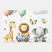 Animals birthday geschenkpapier set (Vorderseite 2)