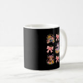 Animals Cow Chicken Horse Tractor Flower Farm Wome Kaffeetasse (VorderseiteRechts)