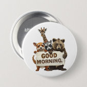 Animals, Good Morning, Button (Vorne & Hinten)