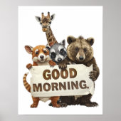 Animals, Good Morning, Poster (Vorne)