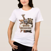 Animals, Good Morning, Tri-Blend Shirt (Vorderseite)
