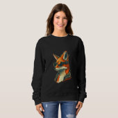 Animals Graphic  Fox Wearing Sunglasses 5 Sweatshirt (Vorne ganz)