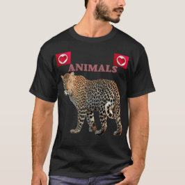Animals I love You,Pets Retro Wild Novelty T-Shirt