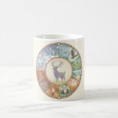 Animals image round coaster sticker kaffeetasse (Mittel)