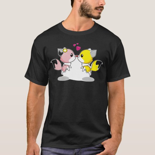 Animals in love friends T-Shirt (Vorderseite)