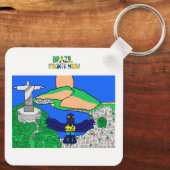 Animals of the World, Brazil: Hyacinth Macaw Schlüsselanhänger (Rückseite)