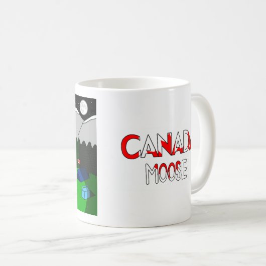 Animals of the World, Canada: Moose Kaffeetasse (VorderseiteRechts)