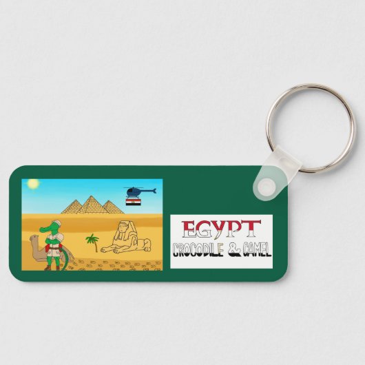 Animals of the World, Egypt: Crocodile & Camel Schlüsselanhänger (Vorderseite)