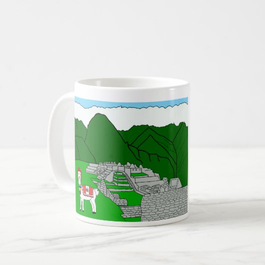 Animals of the World, Peru: Alpaca Kaffeetasse (Vorderseite Links)